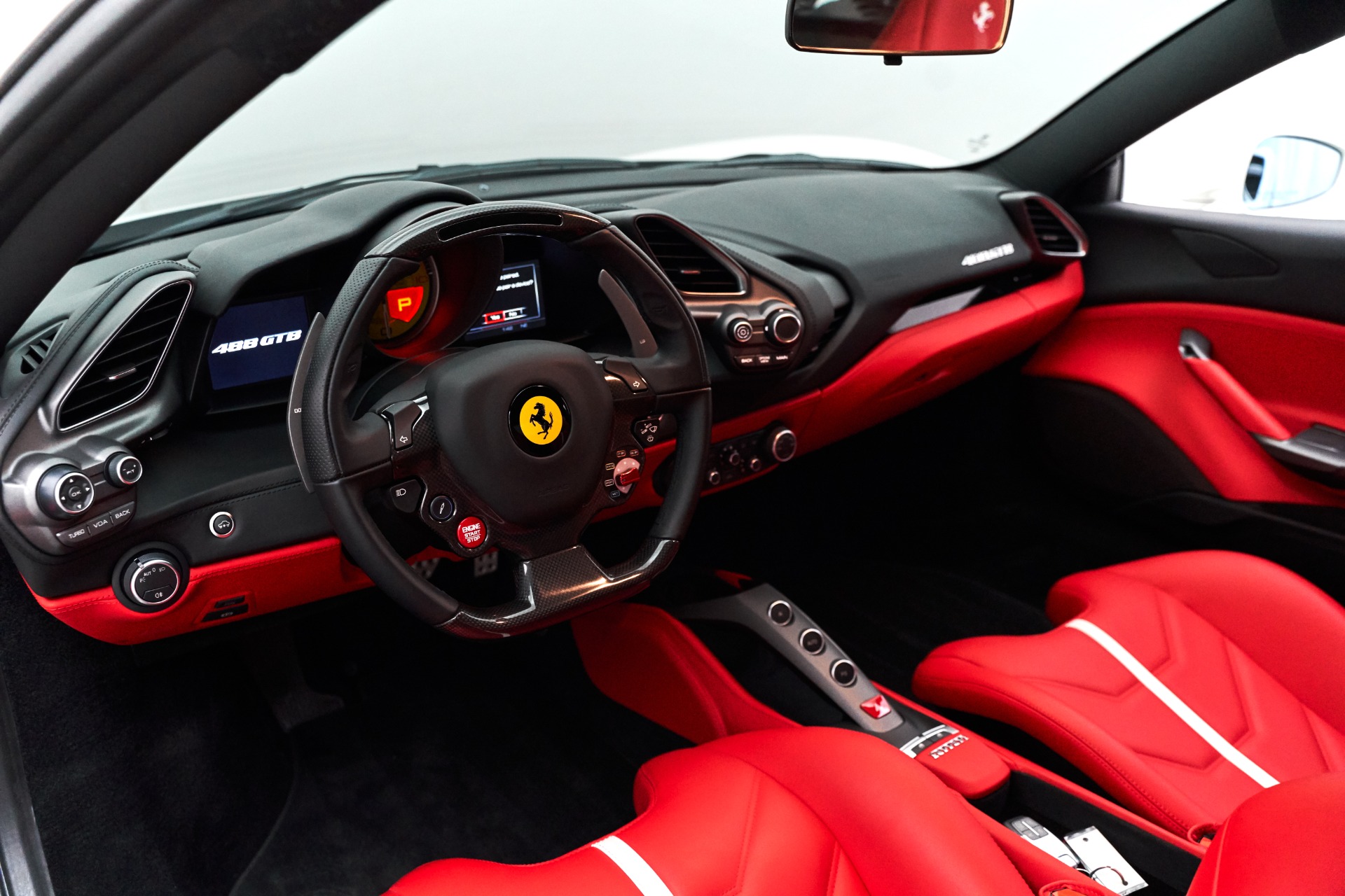 Ferrari 488 GTB Interior Details