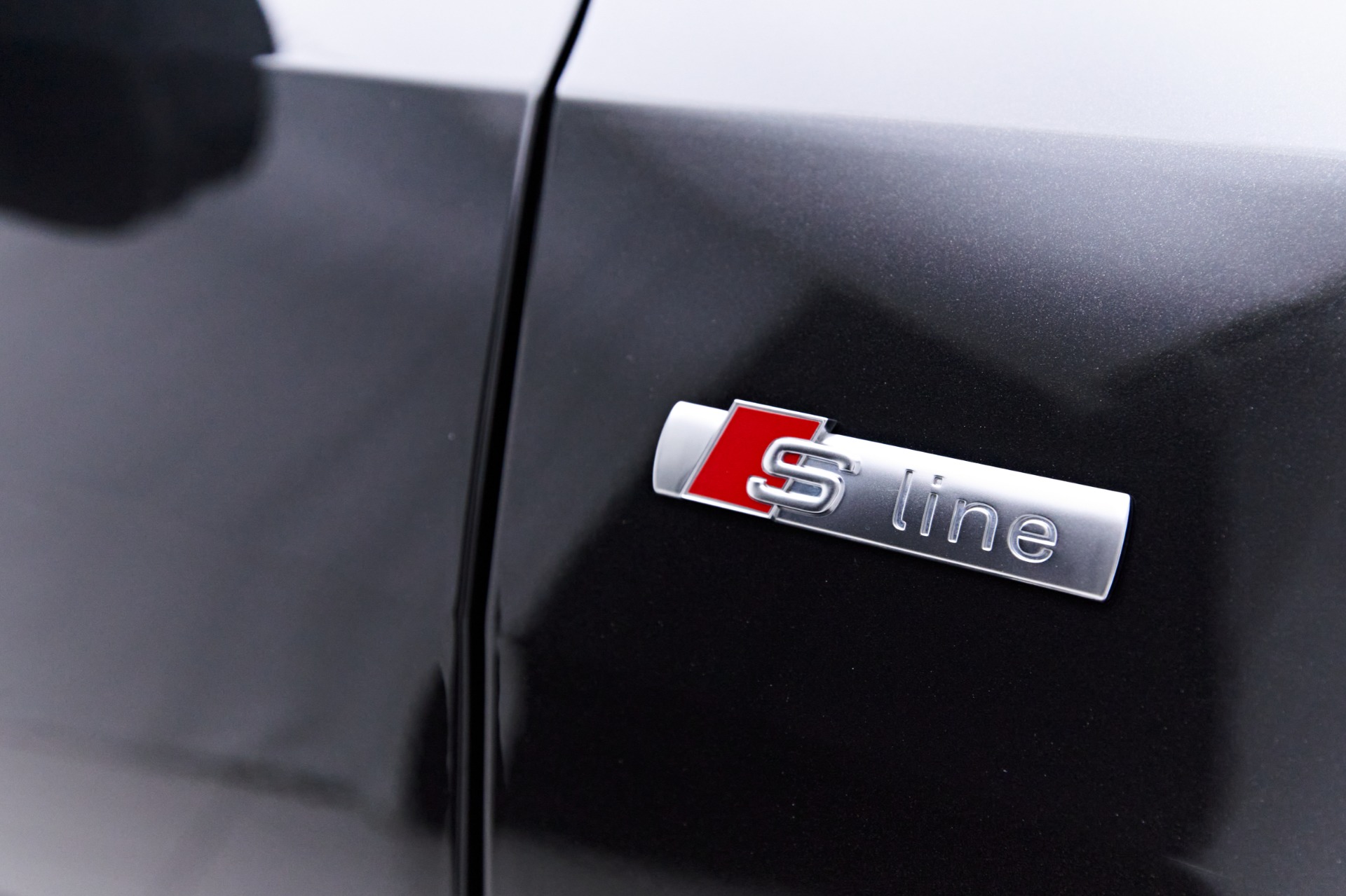 2 x Silver Audi S Line Badge Emblem SLine A 1 2 3 4 5 6 8 Q RS