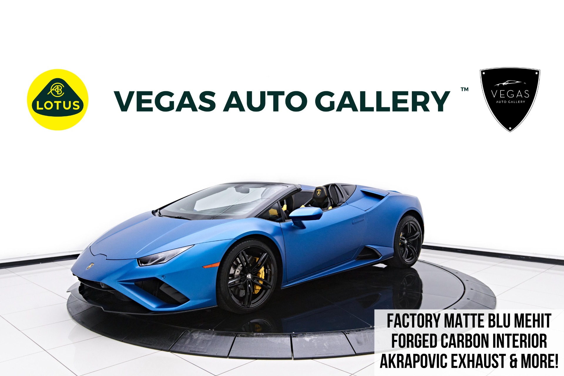 Used 2020 Lamborghini Huracan Evo Base For Sale Sold Lotus Cars Las Vegas Stock Va14962